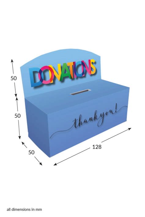 printed charity collection boxes|Angal .